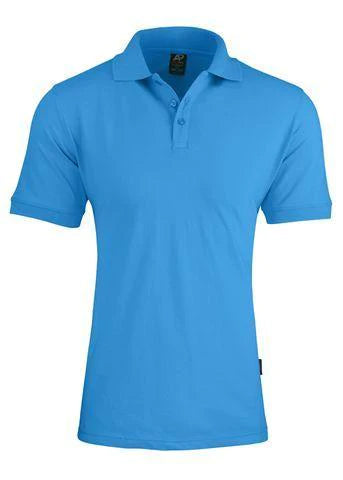 Aussie Pacific Casual Wear Cyan / S AUSSIE PACIFIC claremont polo shirt 1315